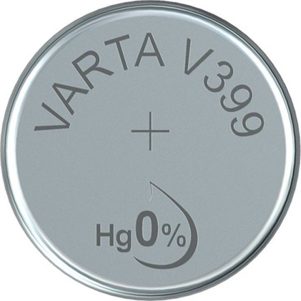 Silberoxid-Knopfzelle Typ SR67 / V399 von Varta